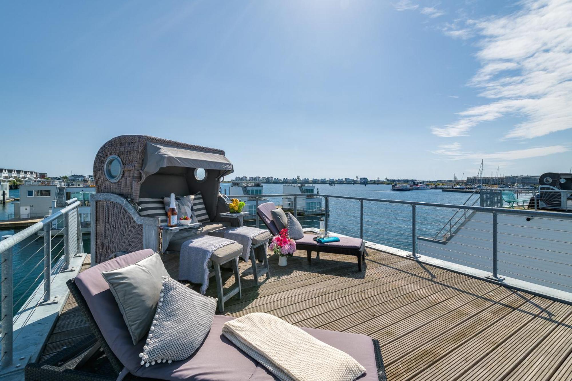 Triton: Meerblick, Sauna, Dachterrasse オルペニッツ エクステリア 写真
