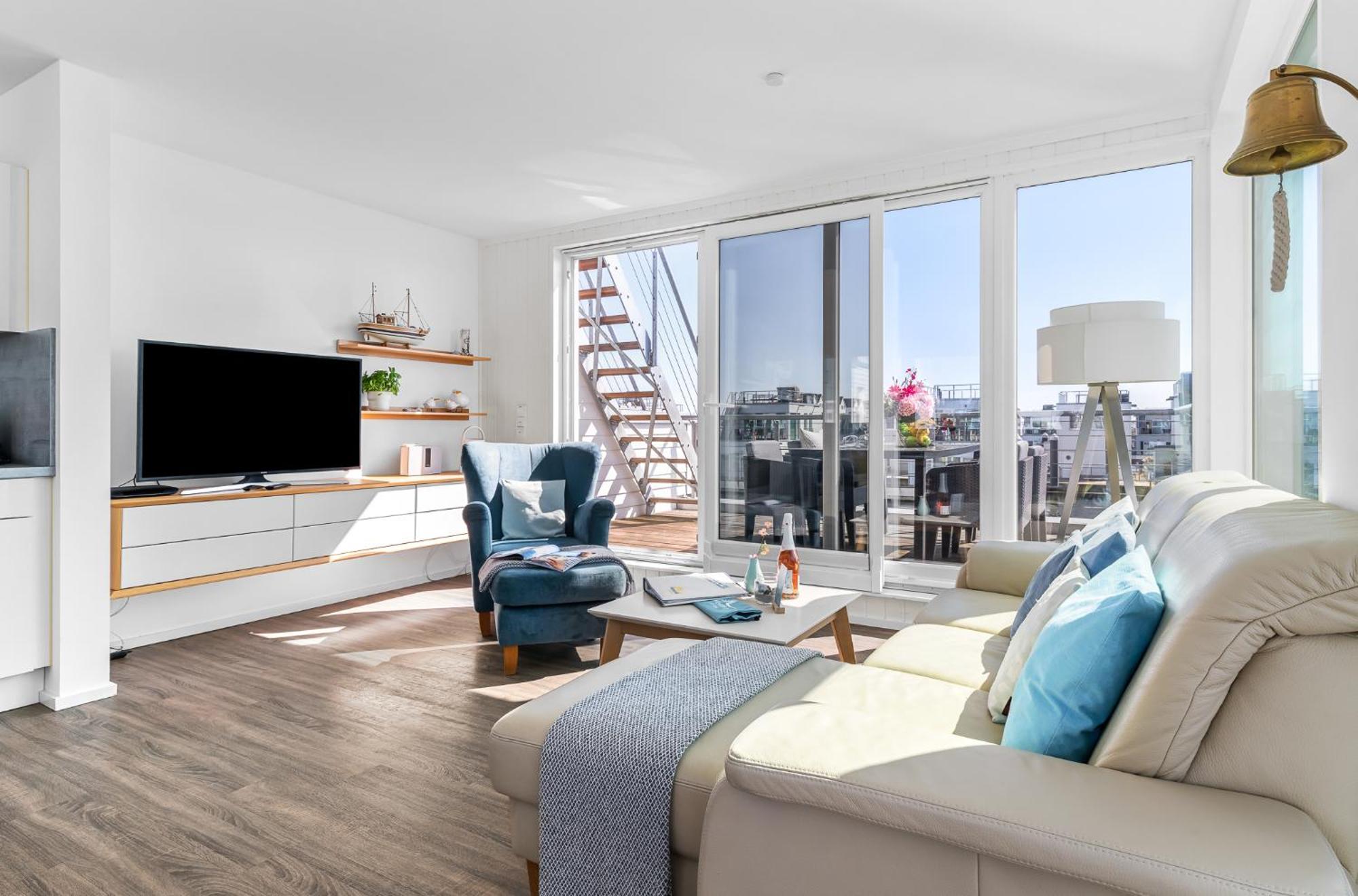 Triton: Meerblick, Sauna, Dachterrasse オルペニッツ エクステリア 写真