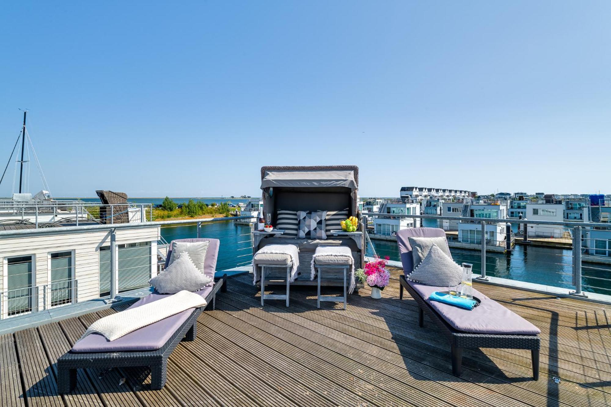 Triton: Meerblick, Sauna, Dachterrasse オルペニッツ エクステリア 写真